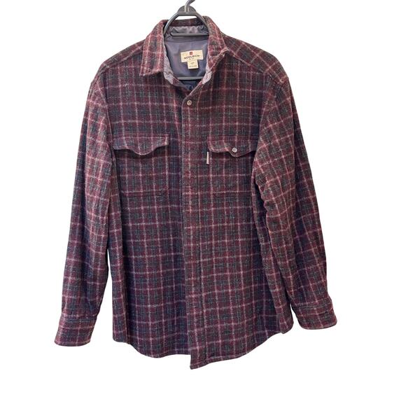 Vintage 2005 Woolrich Men's Shirt Jacket 100% Wool - L - Picture 10 of 10